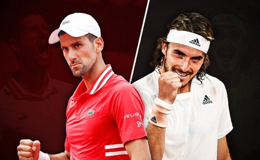 Xem trực tiếp tennis Djokovic vs Tsitsipas, chung kết Pháp mở rộng 2021