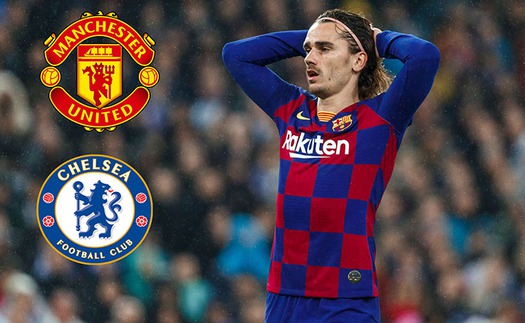 Chuyển nhượng Barcelona: Griezmann không trở lại Atletico, có thể tới MU hoặc Chelsea