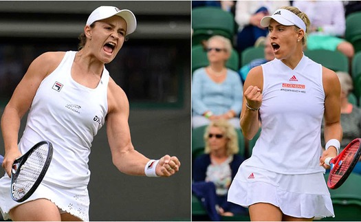 Kết quả Wimbledon 8/7, sáng 9/7: Ashleigh Barty tranh chức vô địch cùng Pliskova