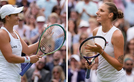 Kết quả Wimbledon hôm nay: Hạ Pliskova, Ashleigh Barty vô địch đơn nữ