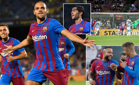 Barcelona 4-2 Sociedad: Không Messi, Braithwaite tỏa sáng, Barca mở màn suôn sẻ