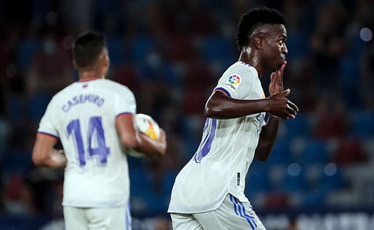 Levante 3-3 Real Madrid: Vinicius lập cú đúp, Real Madrid thoát hiểm ngoạn mục