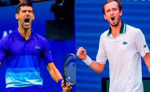 Xem trực tiếp tennis Djokovic vs Medvedev, US Open 2021