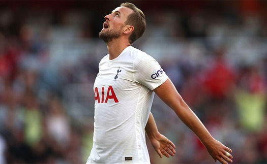 Thống kê siêu tệ của Harry Kane khiến Tottenham thua Arsenal