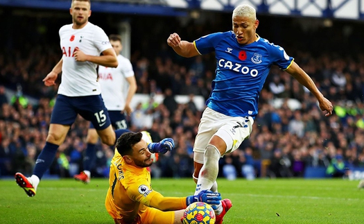 Everton 0-0 Tottenham: Conte tái xuất Ngoại hạng Anh nhạt nhòa