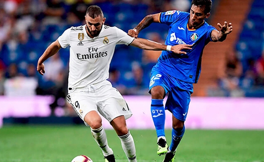 Video Getafe vs Real Madrid, La Liga vòng 19