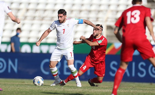 Trực tiếp bóng đá Iran vs Liban, vòng loại World Cup 2022 (18h30, 29/3)