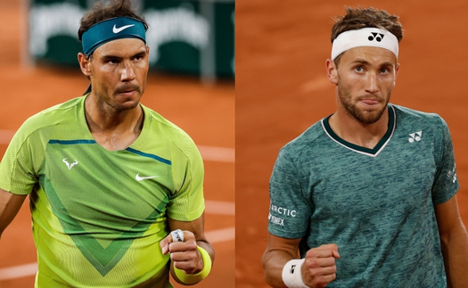 TRỰC TIẾP tennis Rafael Nadal vs Casper Ruud, chung kết Roland Garros 2022 (20h00 hôm nay)