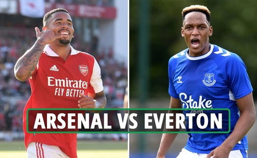 Link xem trực tiếp bóng đá Arsenal vs Everton, Giao hữu Hè 2022