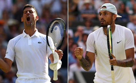 Link xem trực tiếp tennis Djokovic vs Kyrgios, chung kết đơn nam Wimbledon 2022