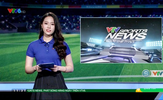 VTV2, VTV3, và VTV5 sẽ phát sóng các chương trình thể thao của VTV6