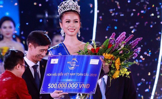 Nguyễn Thị Kim Ngọc đăng quang Hoa hậu Biển Việt Nam toàn cầu 2018