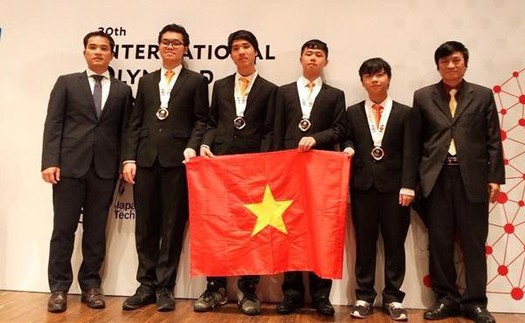 4 thí sinh Việt Nam dự thi Olympic Tin học quốc tế lần thứ 30 đều giành Huy chương