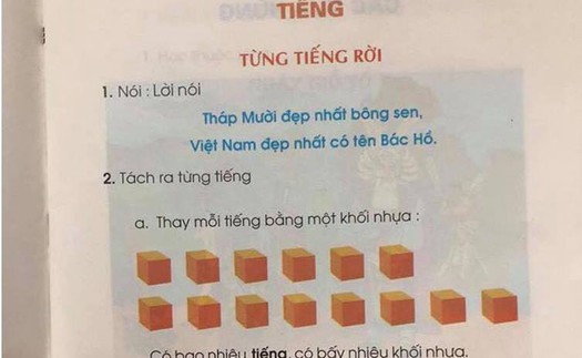 Thực hư dạy trẻ cách đọc theo dấu chấm, ô vuông