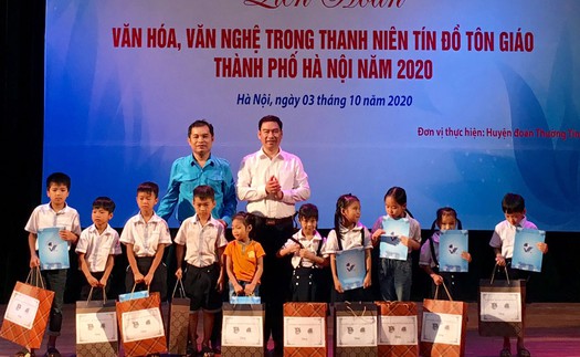 Liên hoan văn hóa, văn nghệ trong thanh niên tín đồ tôn giáo và dân tộc thiểu số Hà Nội năm 2020