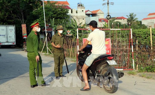 Dịch Covid-19: Bắc Ninh cách ly xã hội toàn huyện Thuận Thành