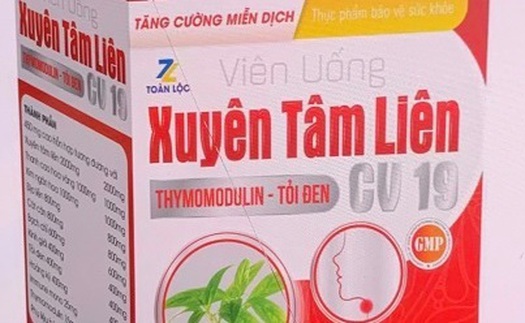 Bộ Y tế cảnh báo sản phẩm Xuyên Tâm Liên giả mạo công dụng kháng Covid-19