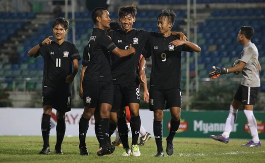 U18 Thái Lan và Malaysia dắt tay nhau vào bán kết giải U18 Đông Nam Á 2017