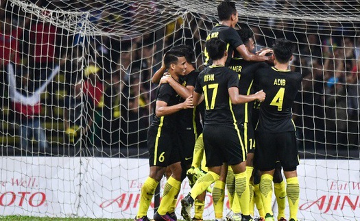 U22 Malaysia giành ngôi đầu bảng A với số điểm tuyệt đối