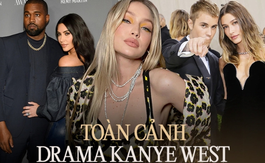 Toàn cảnh drama của Kanye West: Gây chiến với Gigi Hadid, công kích vợ Justin Bieber và cái kết không tưởng