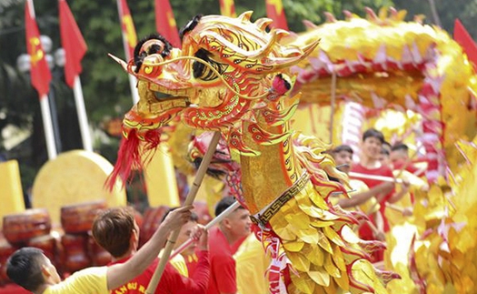 Liên hoan múa Rồng tại không gian đi bộ hồ Hoàn Kiếm chào mừng Kỷ niệm 1010 năm Thăng Long – Hà Nội