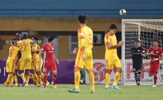 Kết quả bóng đá. Viettel 1-2 Thanh Hóa. Kết quả bóng đá vòng 6 V-League