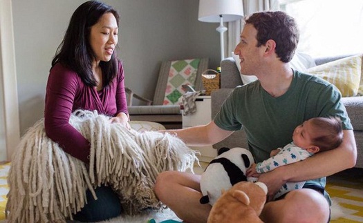 Ông chủ Facebook viết tâm thư xúc động chào đón con gái thứ hai