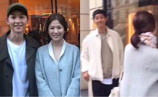 Song Joong Ki và Song Hye Kyo tay trong tay tất bật mua sắm ở Paris