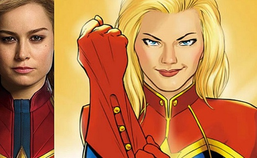 Ngắm hình ảnh đầu tiên của Brie Larson trong vai nữ siêu anh hùng Captain Marvel