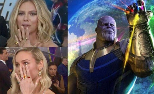 Ra mắt 'Avengers: Endgame': 'Góa phụ đen' và 'Captain Marvel' gây náo loạn với đá vô cực