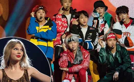 Billboard 'đại chiến': BTS và Taylor Swift mang 'hit' mới nhất ra 'đọ' ngay trên sân khấu trao giải