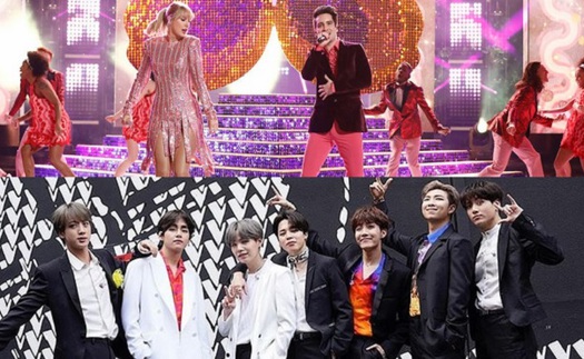 VIDEO: Chung kết 'The Voice' Mỹ 'lu mờ' vì Taylor Swift và BTS mang hit tới biểu diễn