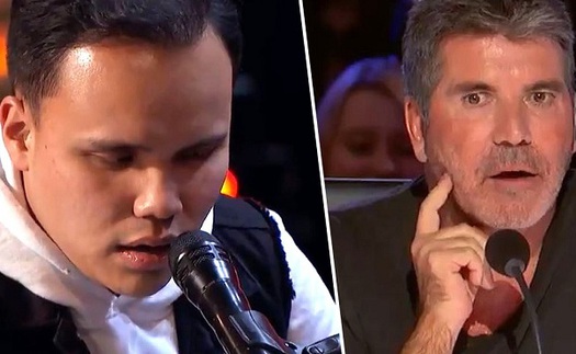 'Got Talent Mỹ': Thanh niên tự kỉ, khiếm thị khiến giám khảo 'mặt lạnh' Simon Cowell phải 'nhớ đến hết đời'