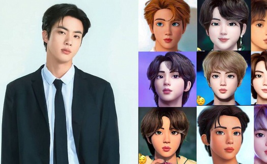 Fan náo loạn vì phiên bản hoạt hình Disney của Jin BTS