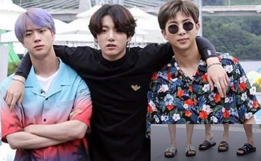 Chiều cao Jungkook thế nào mà đứng cạnh 2 ông anh BTS vẫn chới với thế này?