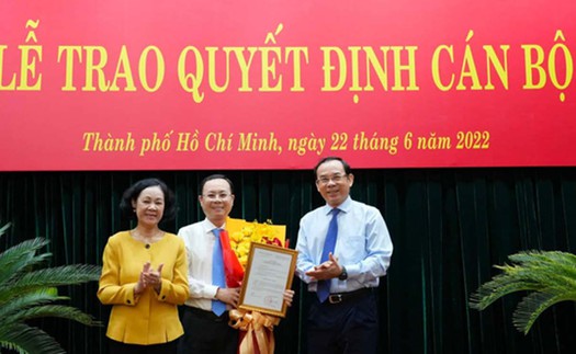 Đồng chí Nguyễn Văn Hiếu giữ chức Phó Bí thư Thành ủy TP.HCM