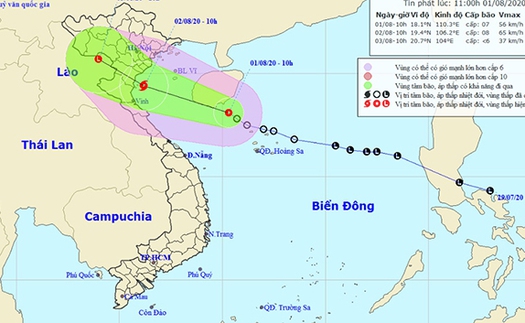 Tin mới nhất về áp thấp nhiệt đới Biển Đông