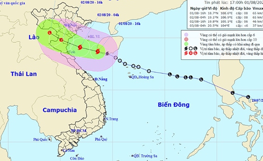 Tin bão khẩn cấp cơn bão số 2