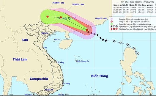 Tin bão mới nhất cơn bão số 4