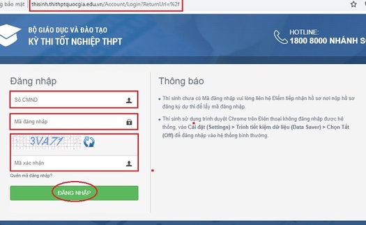 Tra cứu điểm thi tốt nghiệp THPT 2020