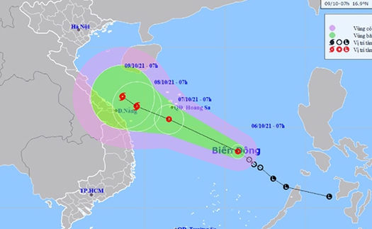 Tin bão mới nhất cơn bão số 7: Dự báo áp thấp nhiệt đới mạnh thành bão số 7