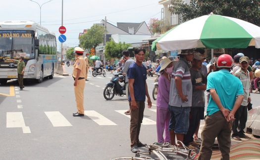 Bình Thuận: Tai nạn giao thông trên Quốc lộ 1A làm 2 người chết