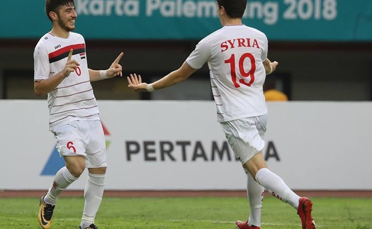 U23 Syria thắng tối thiểu U23 Palestine, chờ U23 Việt Nam ở tứ kết ASIAD