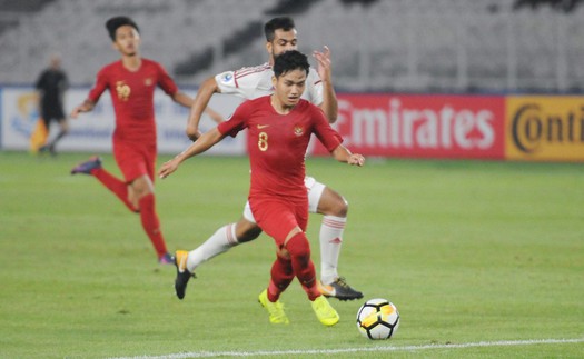 Chơi thiếu người, U19 Indonesia vẫn hạ U19 UAE để vào tứ kết U19 châu Á