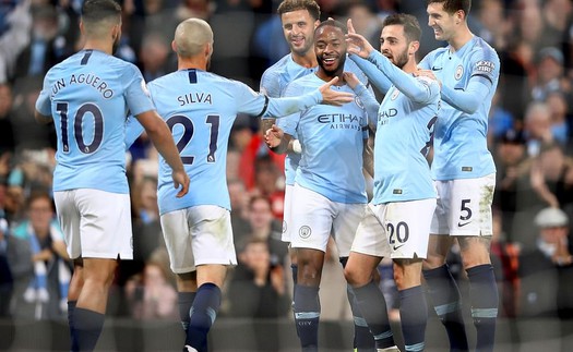 Video clip bàn thắng Man City 6-1 Southampton: Sterling và Aguero tỏa sáng rực rỡ