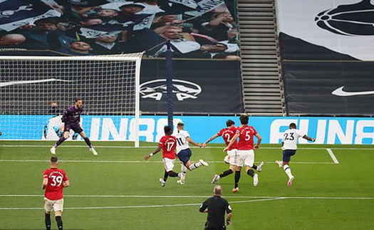 VIDEO bàn thắng Tottenham 1-1 MU: Sai lầm tệ hại của De Gea