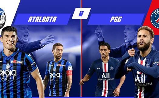 Link xem trực tiếp bóng đá. Atalanta vs PSG. Trực tiếp bóng đá Cúp C1. K+. K+PM