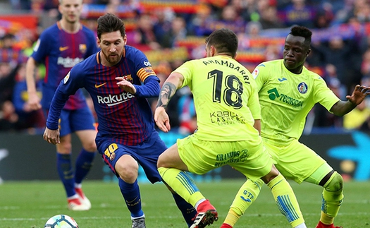 Link xem trực tiếp bóng đá Getafe vs Barcelona. Xem trực tiếp bóng đá Tây Ban Nha