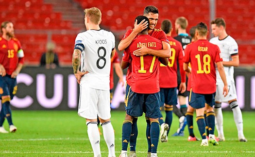 Link xem trực tiếp bóng đá. Tây Ban Nha vs Đức. Xem trực tiếp UEFA Nations League