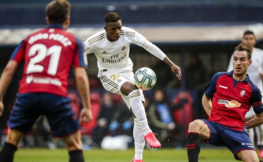 Link xem trực tiếp Osasuna vs Real Madrid. BĐTV trực tiếp bóng đá Tây Ban Nha